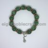 Handmade Beaded Bracelet with Bead of Jade