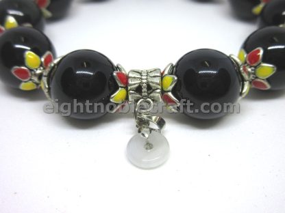 Handmade Beaded Bracelet with Bead of Jade