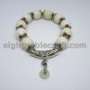 Handmade Beaded Bracelet with Bead of Jade