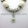 Handmade Beaded Bracelet with Bead of Jade